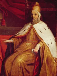 Portret van Mark-Anthony Trevisan, de Doge van Venetië of Genua